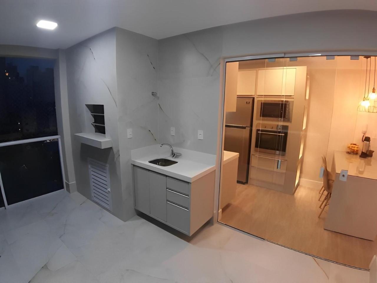 Apartamento fino acabamento 3 suítes e 2 garagens Itapema Exterior foto